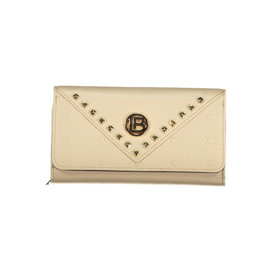 Laura Biagiotti Beige Polyurethane Women Wallet Laura Biagiotti