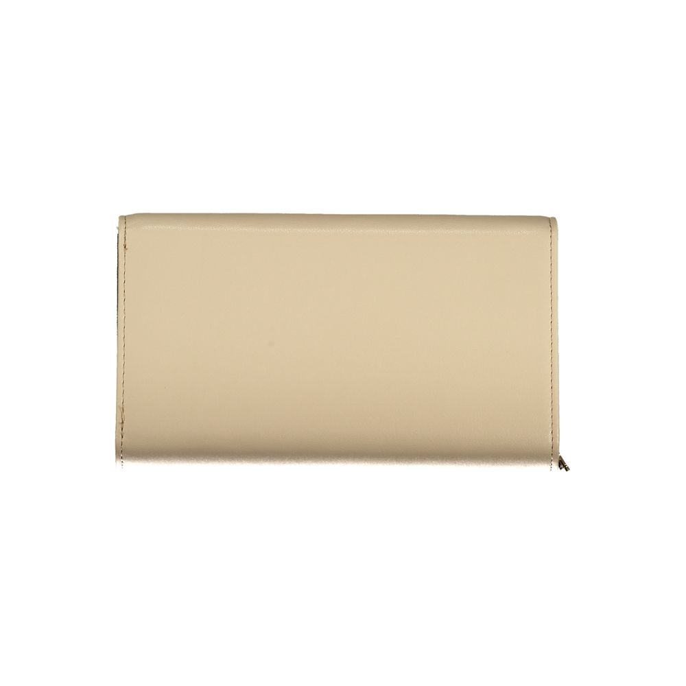 Laura Biagiotti Beige Polyurethane Women Wallet Laura Biagiotti