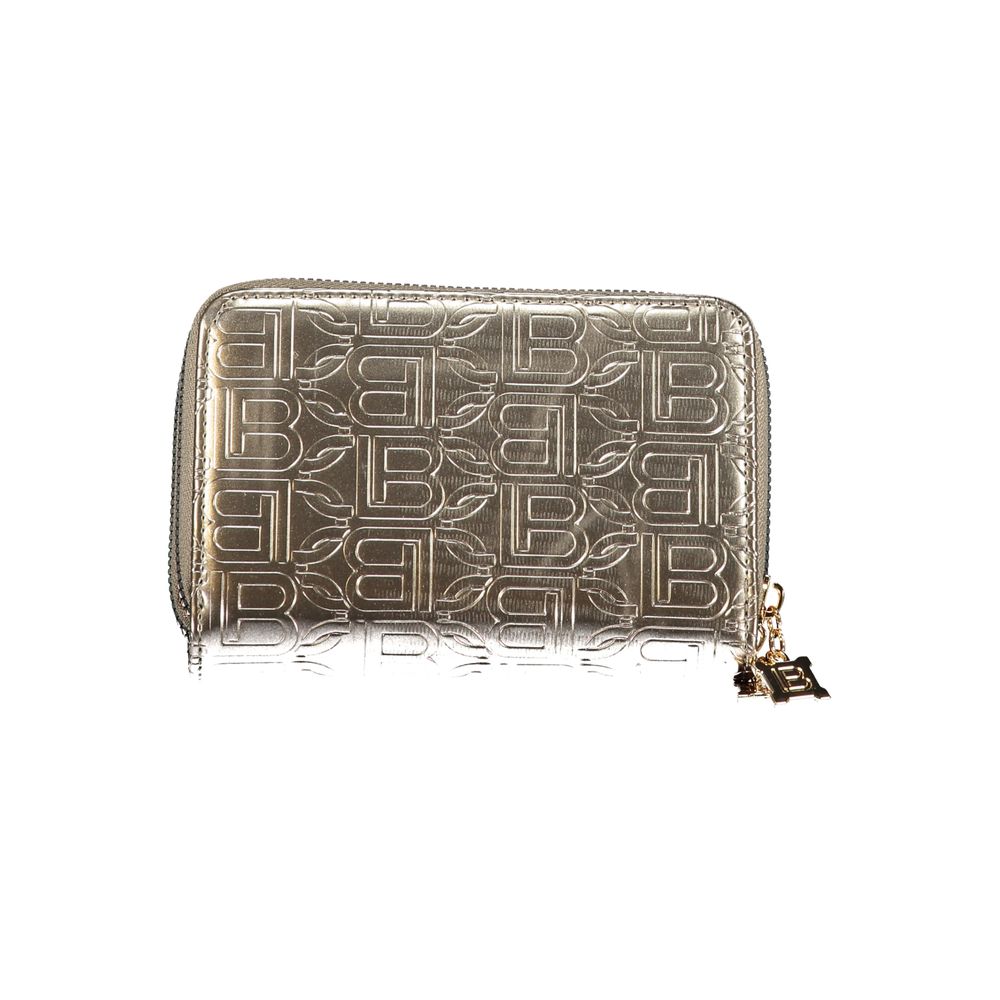 Laura Biagiotti Grigio Polyurethane Women Wallet Laura Biagiotti