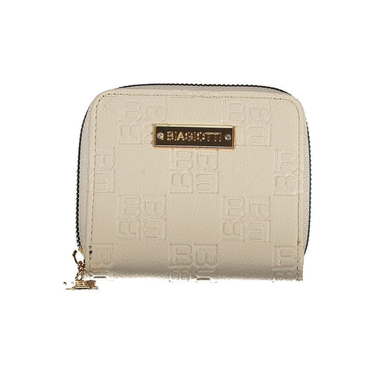 Laura Biagiotti Beige Polyurethane Women Wallet Laura Biagiotti