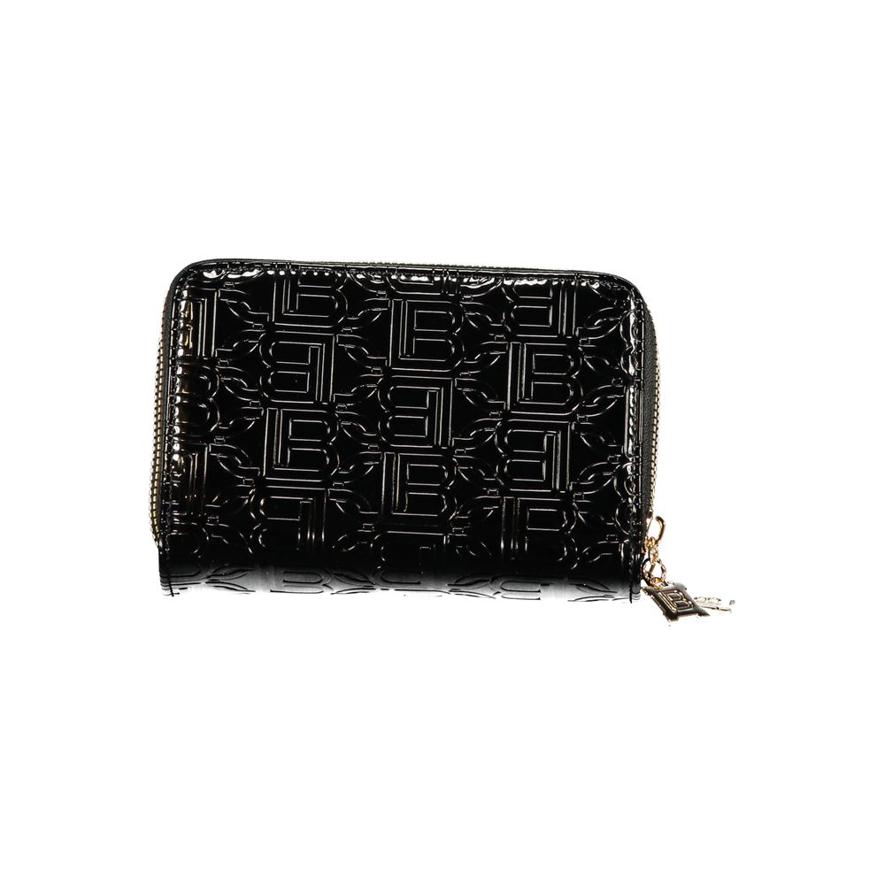 Laura Biagiotti Nero Poliuretano Women Wallet Laura Biagiotti