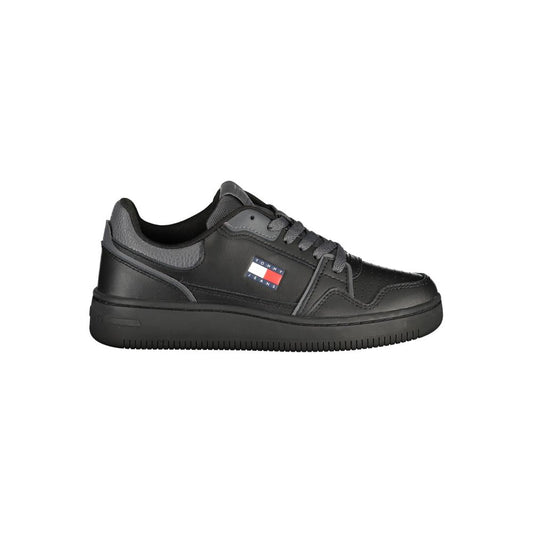 Tommy Hilfiger Black Polyurethane Women Sneaker Tommy Hilfiger