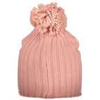 Norway 1963 Rosa acrylic women's hat with a soft, stylish design and a brim, perfect for cold weather fashion.