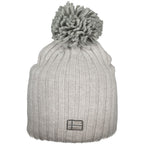 Gray acrylic women's hat from Norway 1963 featuring a stylish, cozy design perfect for cold weather.