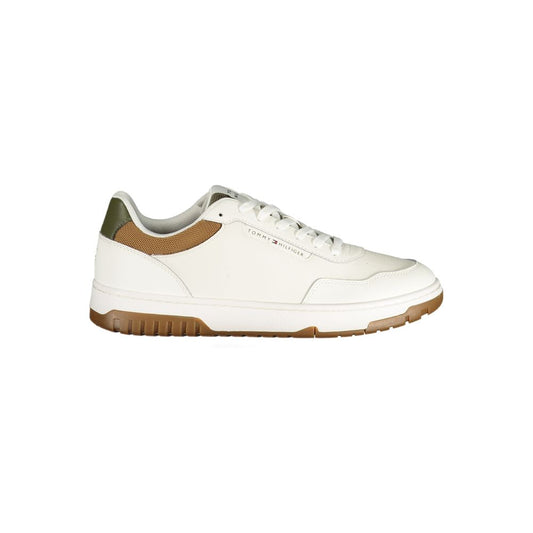 Tommy Hilfiger Bianco Poliuretano Men Sneaker Tommy Hilfiger