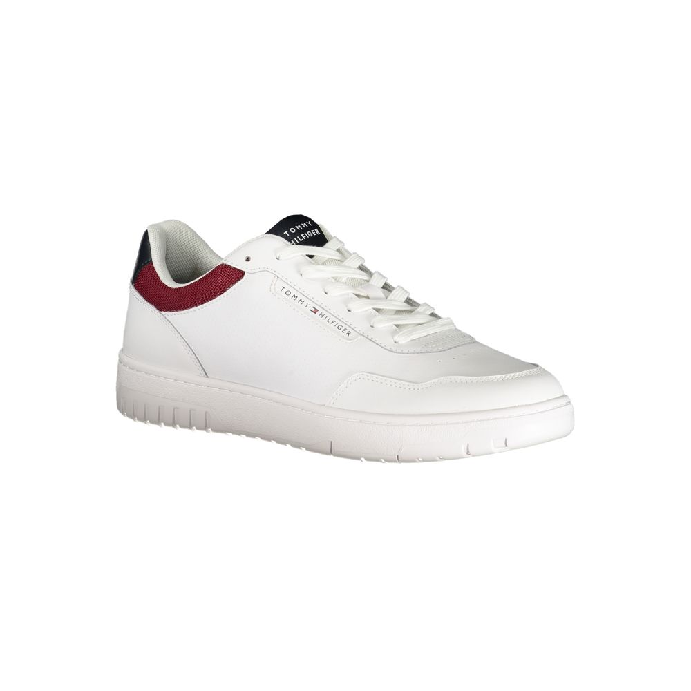 Tommy Hilfiger Bianco Polyurethane Men Sneaker Tommy Hilfiger
