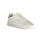 Tommy Hilfiger White Polyurethane Men Sneaker Tommy Hilfiger