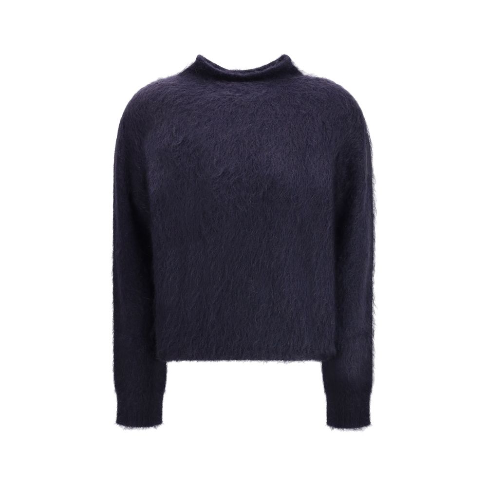 Max Mara Blue Polyamide Sweatshirt Max Mara