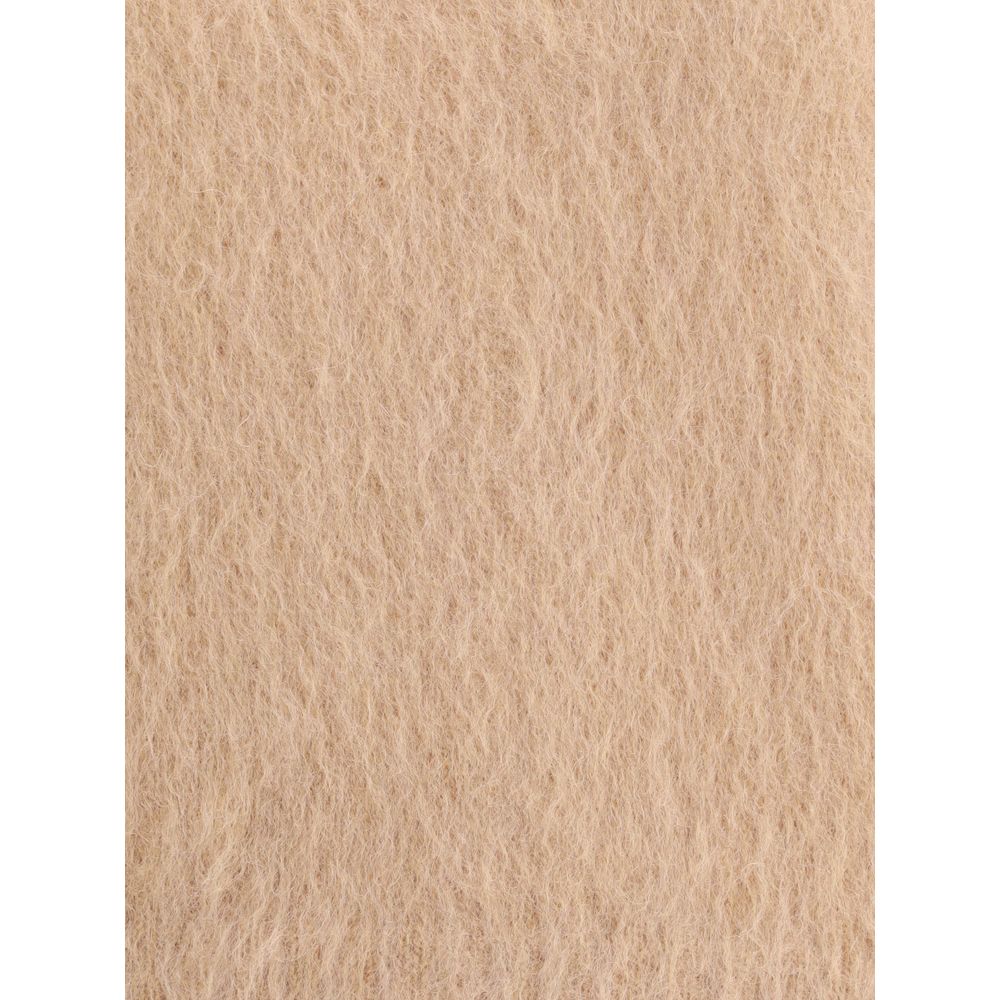 Max Mara Brown Polyamide Turtleneck Max Mara