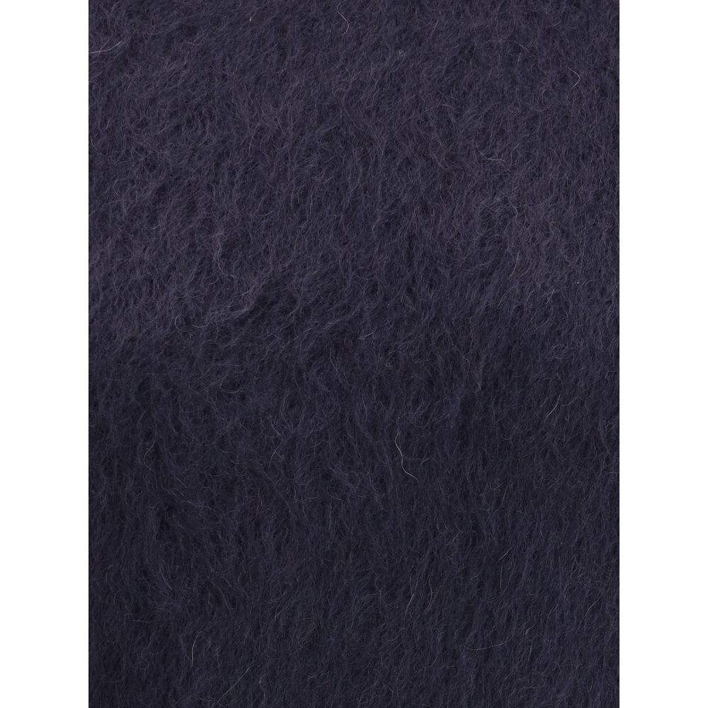 Max Mara Blue Polyamide Sweatshirt Max Mara