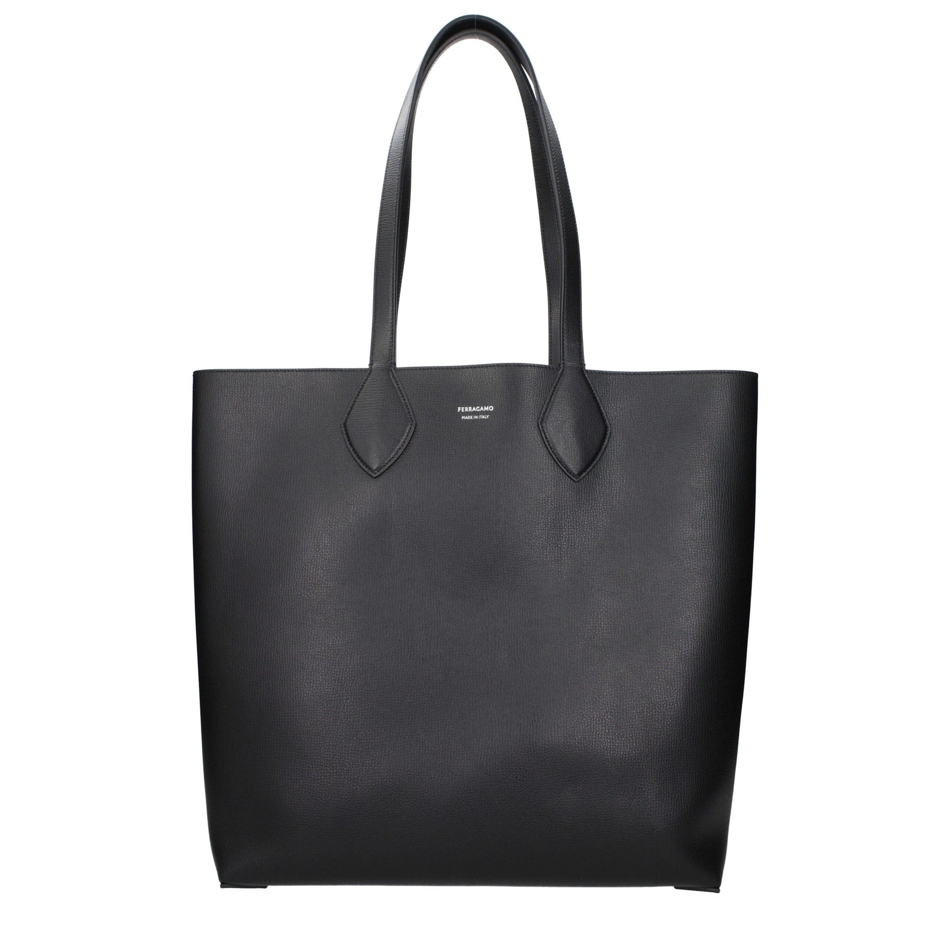 Salvatore Ferragamo Black Leather Shoulder Bag Salvatore Ferragamo
