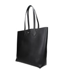 Black leather shoulder bag by Salvatore Ferragamo with gold-tone hardware and adjustable strap, stylish and elegant accessory.