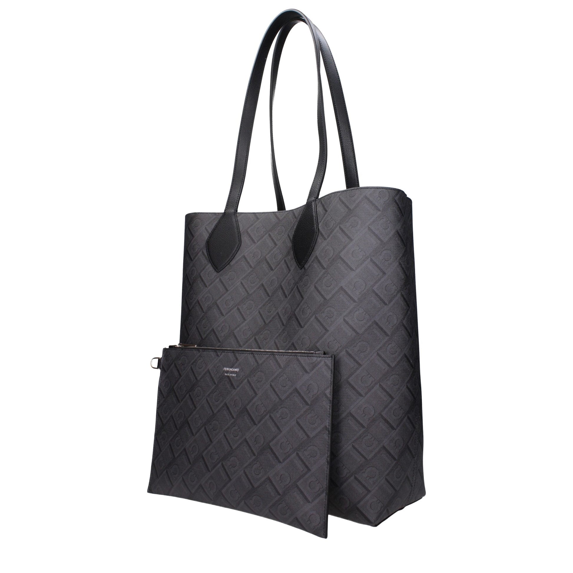 Salvatore Ferragamo Black Leather Shoulder Bag Salvatore Ferragamo