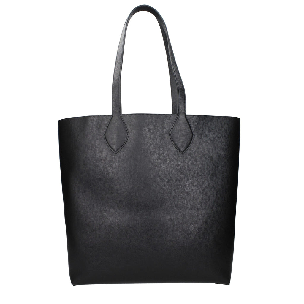 Black leather shoulder bag by Salvatore Ferragamo with sleek design and gold-tone hardware showing on the front.