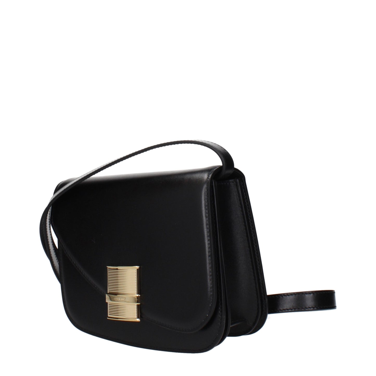 Salvatore Ferragamo Black Leather Crossbody Bag Salvatore Ferragamo
