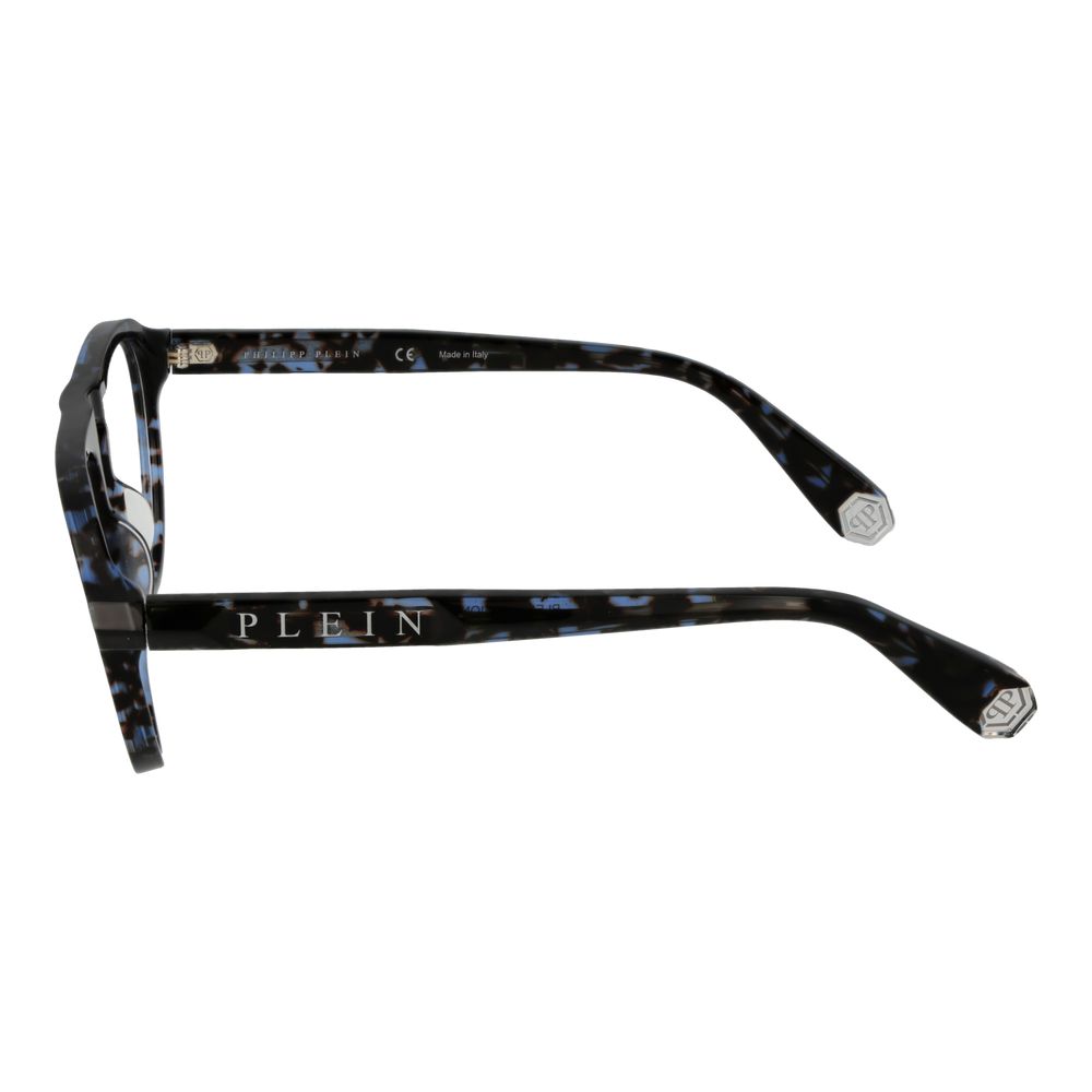 Philipp Plein Blue Cellulose Acetate Glasses Frames