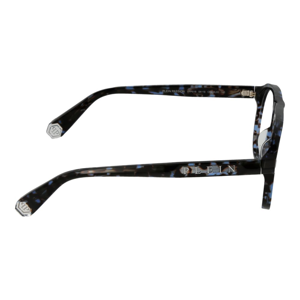 Philipp Plein Blue Cellulose Acetate Glasses Frames