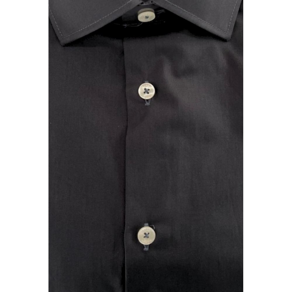 Baldinini Trend Gray Cotton Shirt