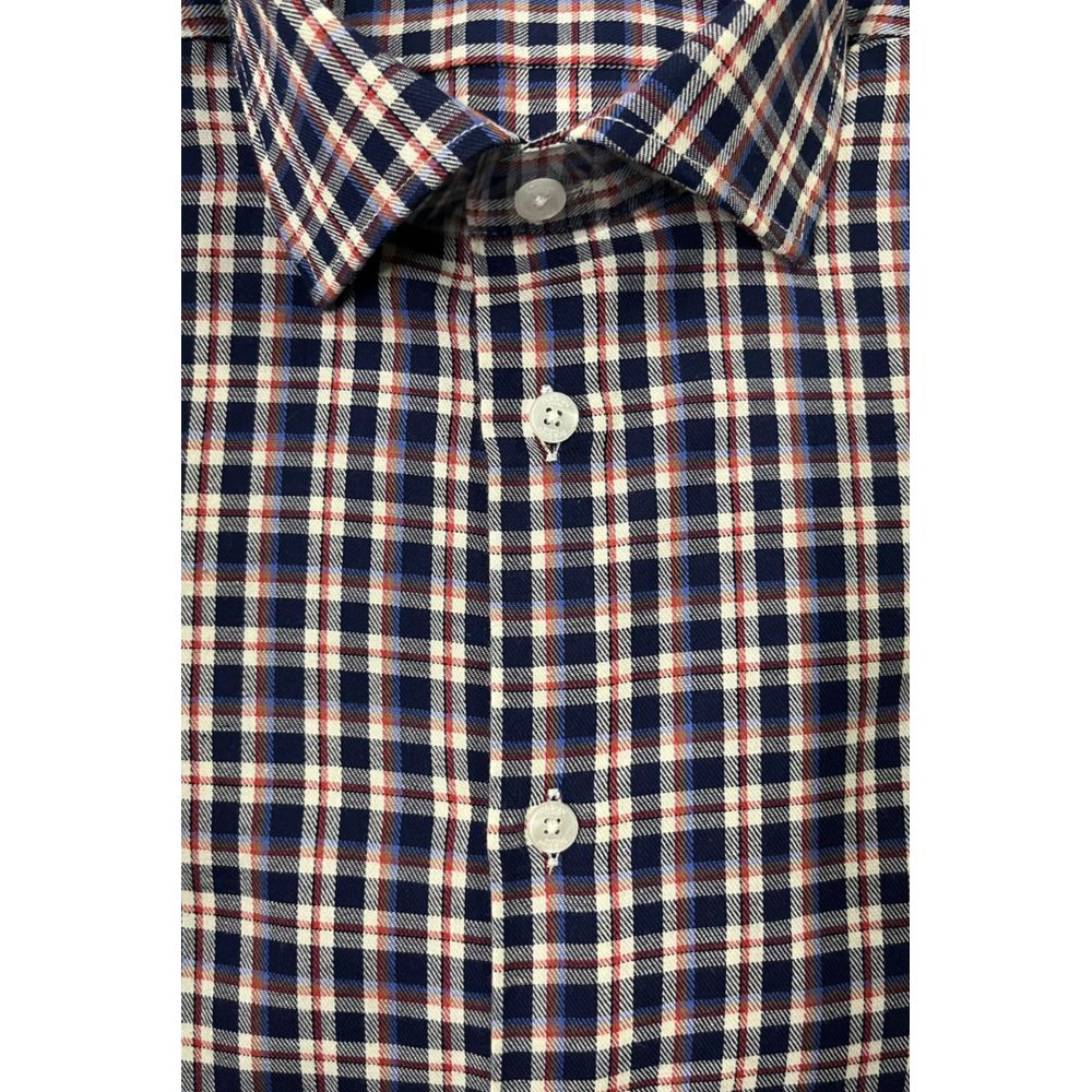 Baldinini Trend Multicolor Cotton Men Shirt Baldinini Trend