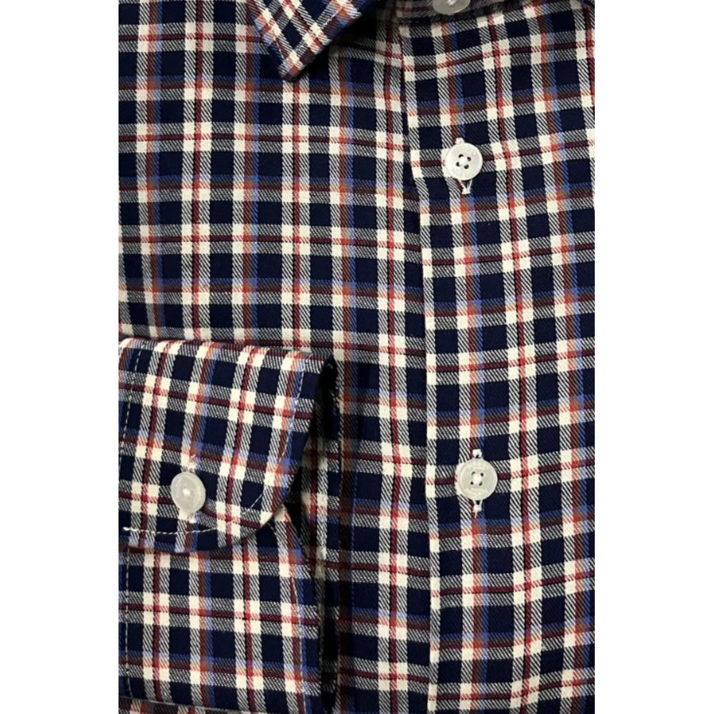 Baldinini Trend Multicolor Cotton Men Shirt Baldinini Trend