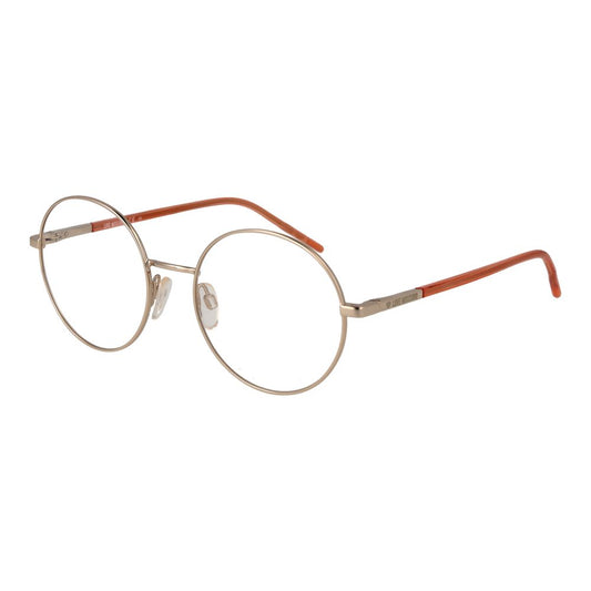 Love Moschino Gold Metal & Plastic Glasses Frames