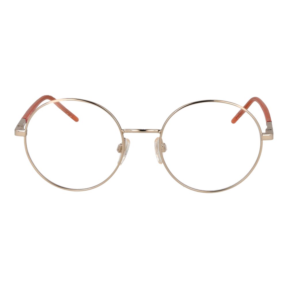Love Moschino Gold Metal & Plastic Glasses Frames