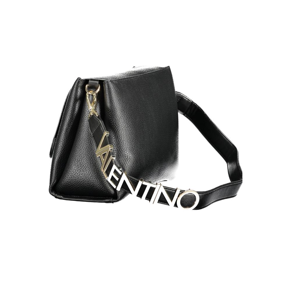Mario Valentino Black Polyurethane Women Handbag Mario Valentino