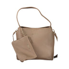 Mario Valentino Brown Polyurethane Women's Bag - Eljoys Fashion 