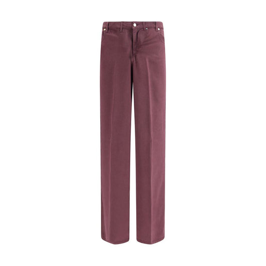 Cruna Purple Tencel Relaxed Fit Jeans Cruna