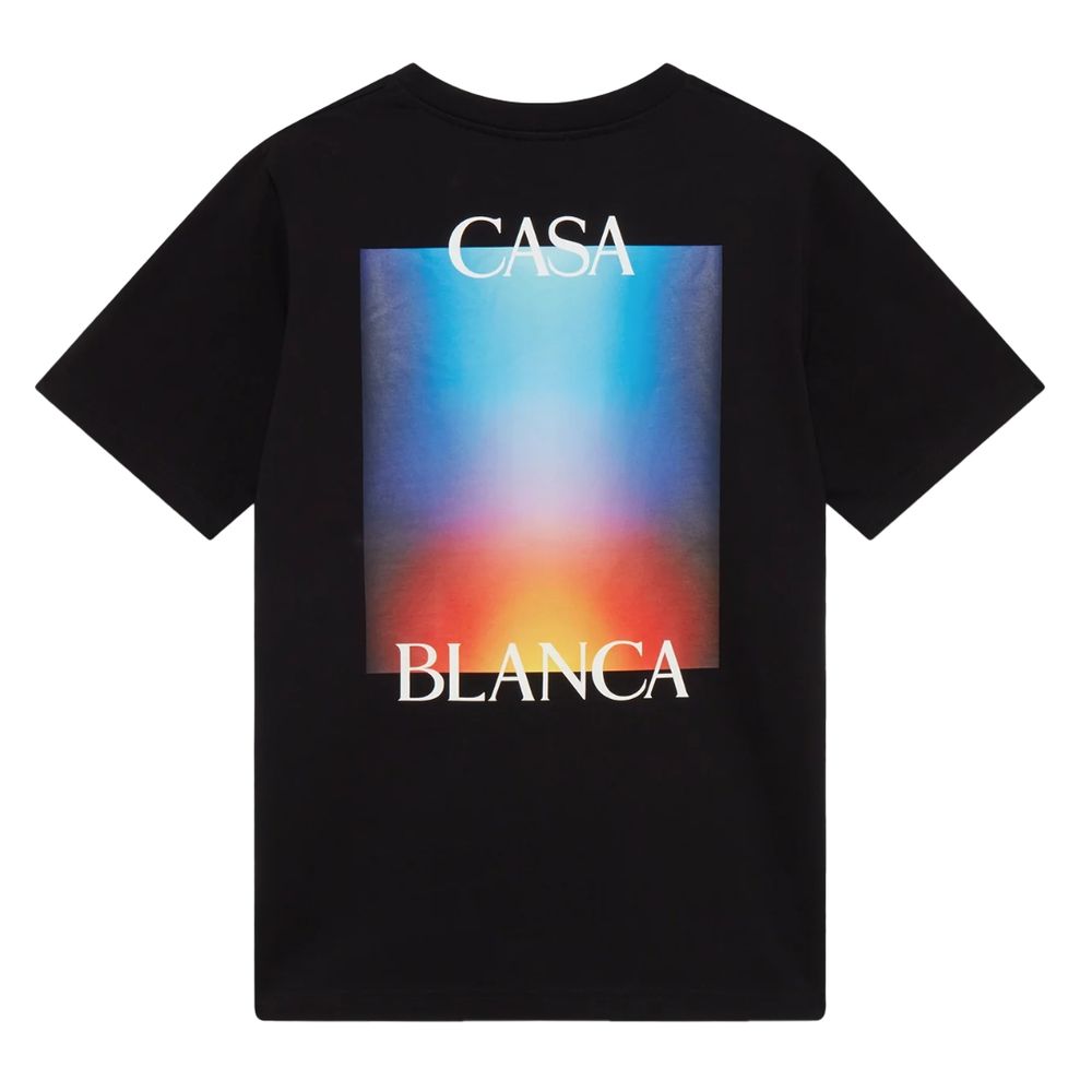 Casablanca Black Cotton T-Shirt Casablanca