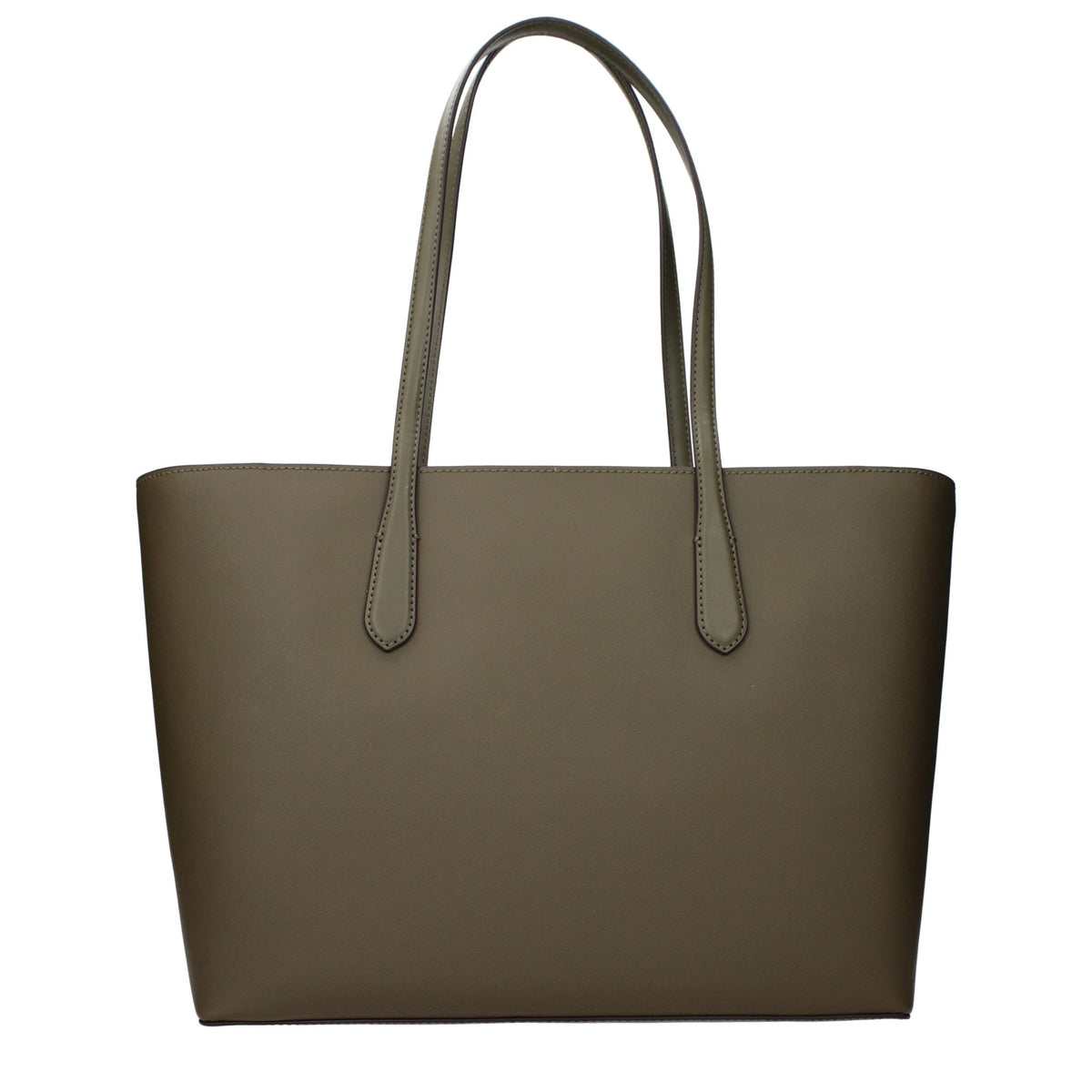 Michael Kors green fabric shoulder bag with adjustable strap and sleek design, perfect for everyday style and casual outings.