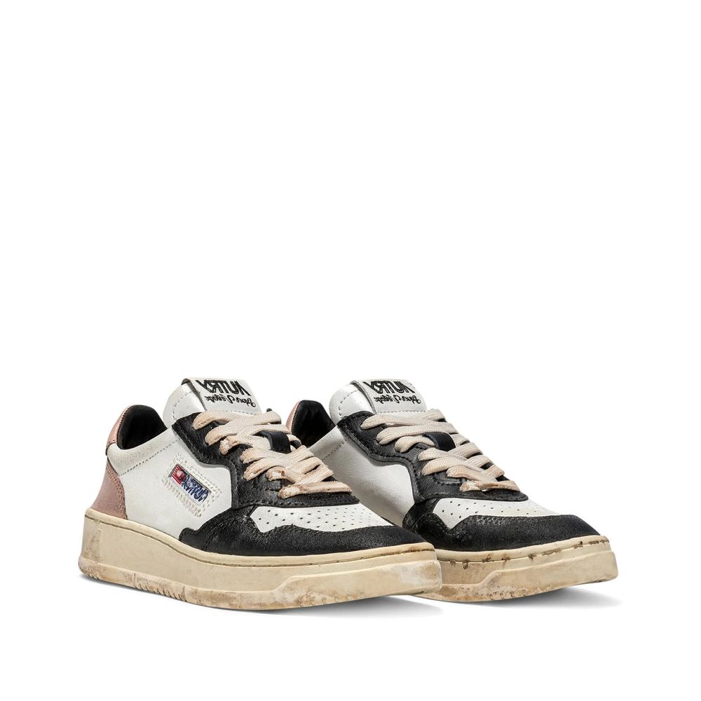 Autry White Leather Low Top Sneakers Autry