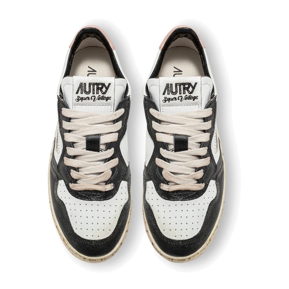 Autry White Leather Low Top Sneakers Autry