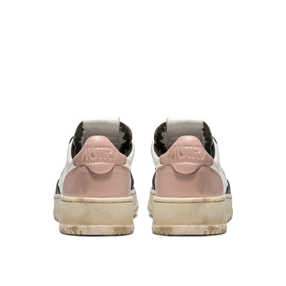 Autry White Leather Low Top Sneakers Autry