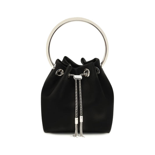 Jimmy Choo Black Silk Backet Bag Jimmy Choo