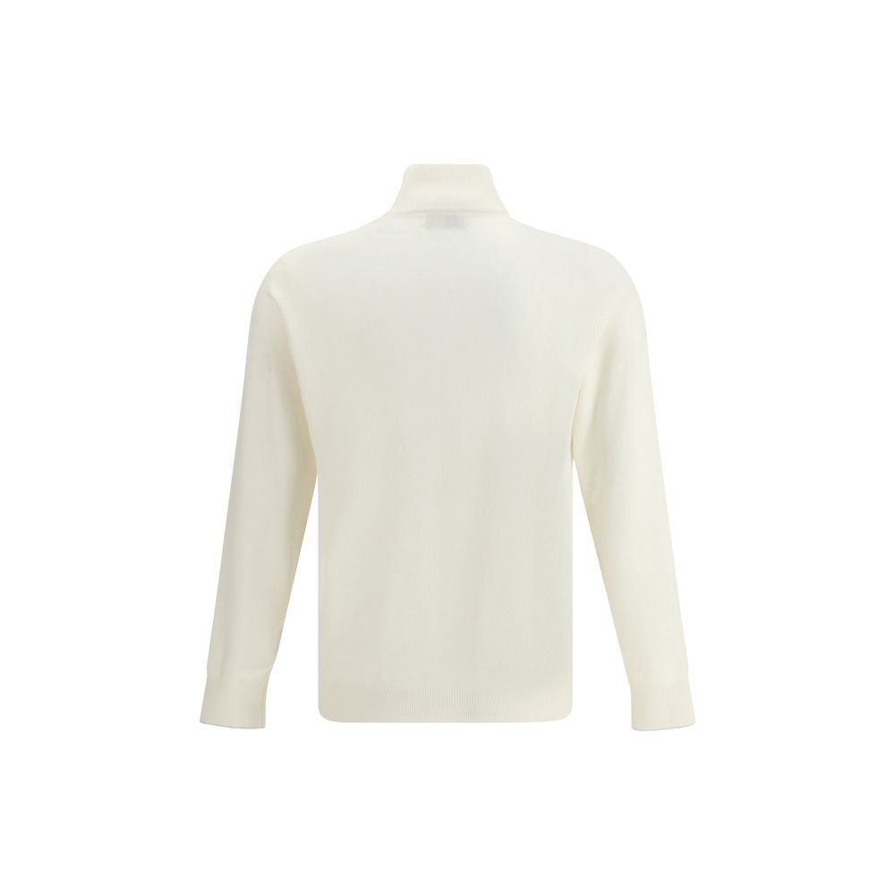 Brunello Cucinelli White Cashmere Cardigan Brunello Cucinelli