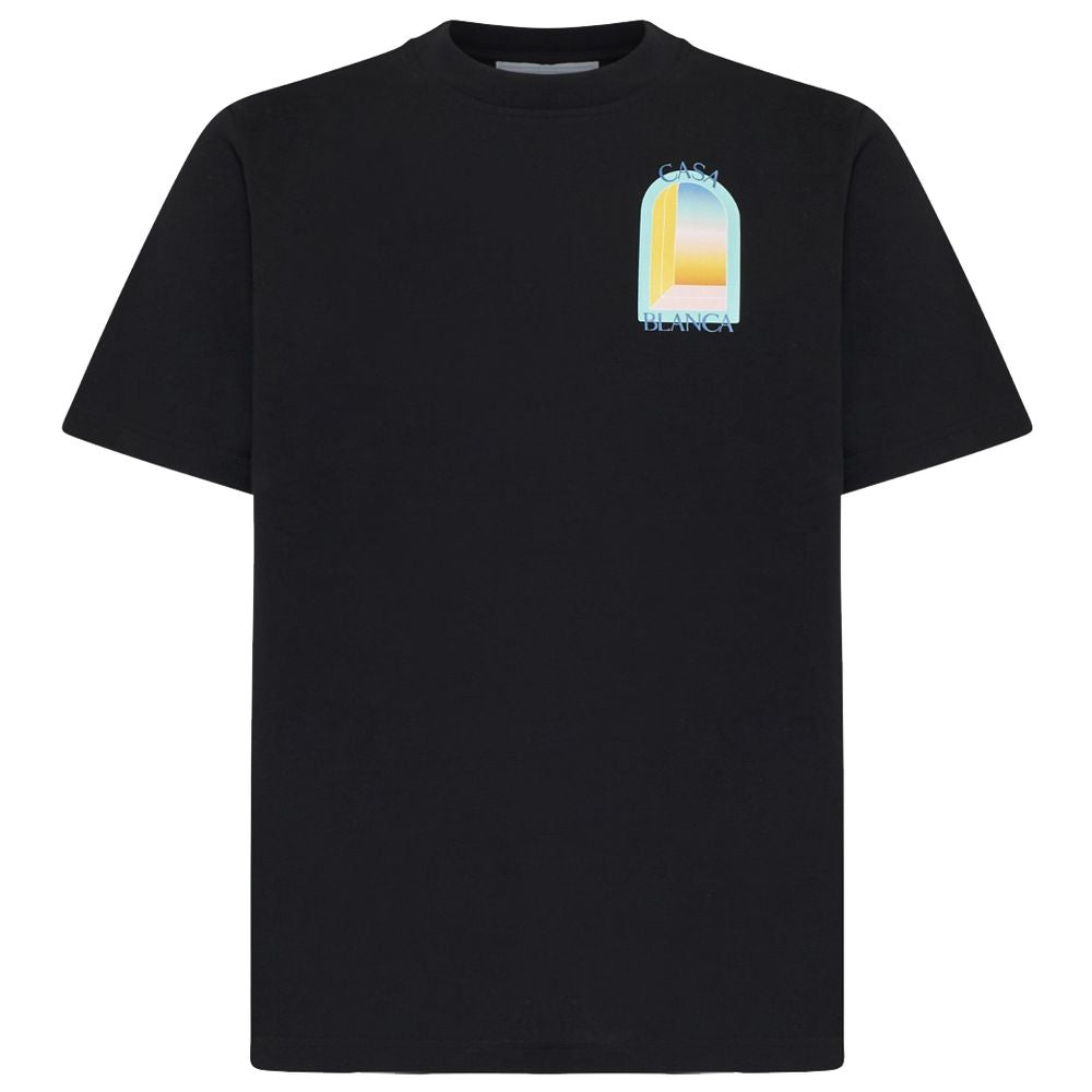 Casablanca Black Cotton T-Shirt Casablanca