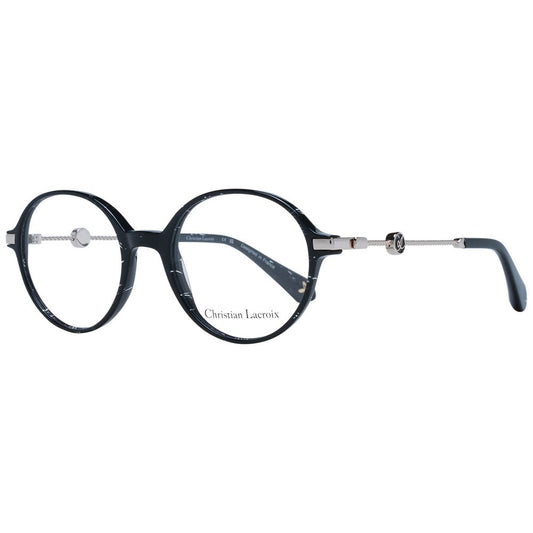 Christian Lacroix Black Metal & Plastic Glasses Frames Christian Lacroix