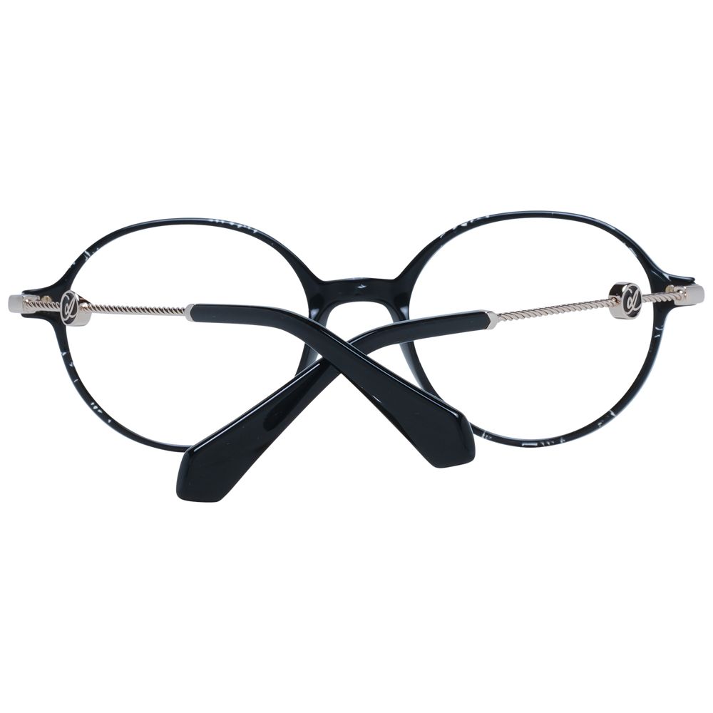 Christian Lacroix Black Metal & Plastic Glasses Frames Christian Lacroix