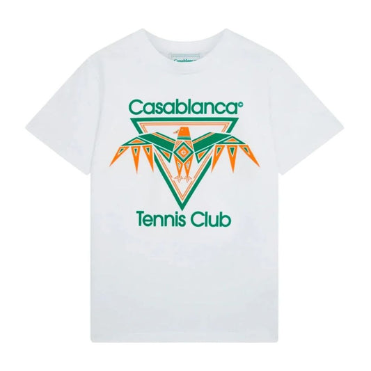 Casablanca White Cotton T-Shirt Casablanca