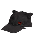 Dolce & Gabbana Black Cotton Logo Patch 6 Panels Baseball Cap Hat - Eljoys Fashion 
