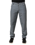 Master Coat Gray Cotton Regular Fit Men Denim Trouser Jeans