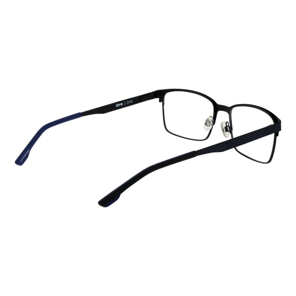 Spy Blue plastic glasses frames with sleek design and transparent lenses, showcasing modern eyewear style.