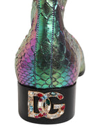 Dolce & Gabbana Multicolor Chelsea Short Ankle Boots Shoes