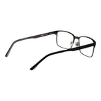 Spy black plastic glasses frames, lightweight and stylish with a sleek design, shown on a white background.