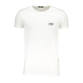 Cavalli Class Bianco Cotton Men T-Shirt - Eljoys Fashion 