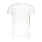 Cavalli Class Bianco Cotton Men T-Shirt - Eljoys Fashion 