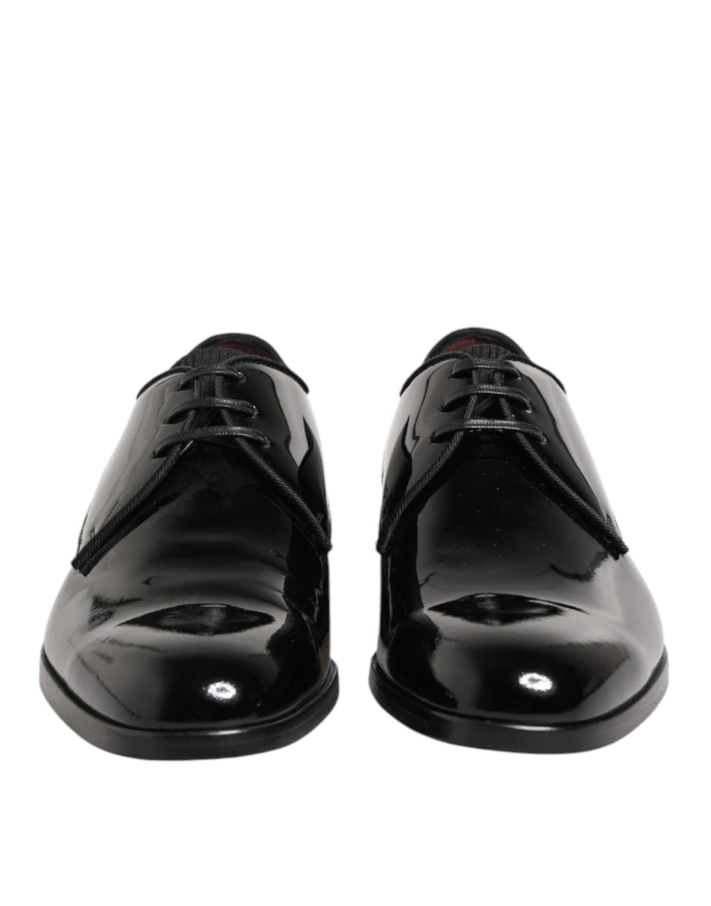 Dolce & Gabbana Black Calfskin Leather Derby Dress Shoes - Eljoys Fashion 