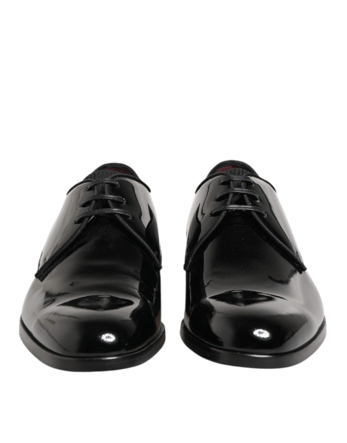 Dolce & Gabbana Black Calfskin Leather Derby Dress Shoes - Eljoys Fashion 