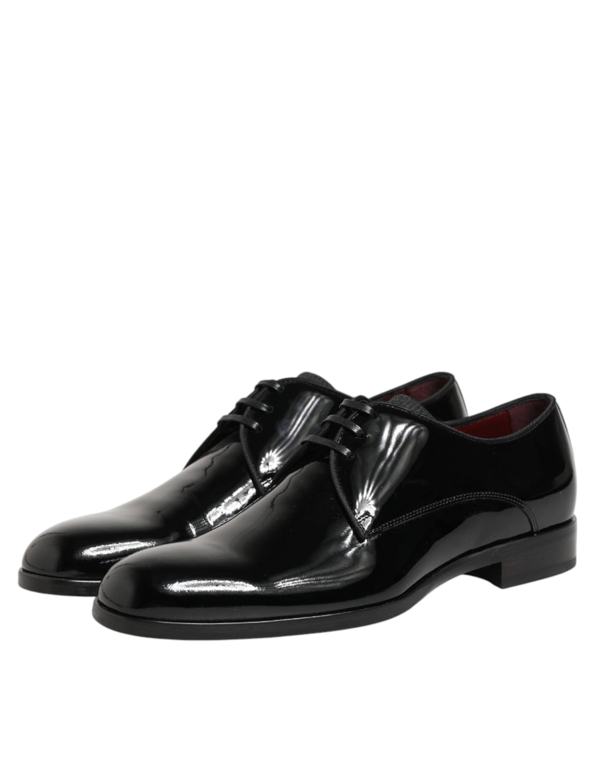 Dolce & Gabbana Black Calfskin Leather Derby Dress Shoes - Eljoys Fashion 